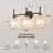 3-light Vanity Light With Ribbed Glass Shades-445602623