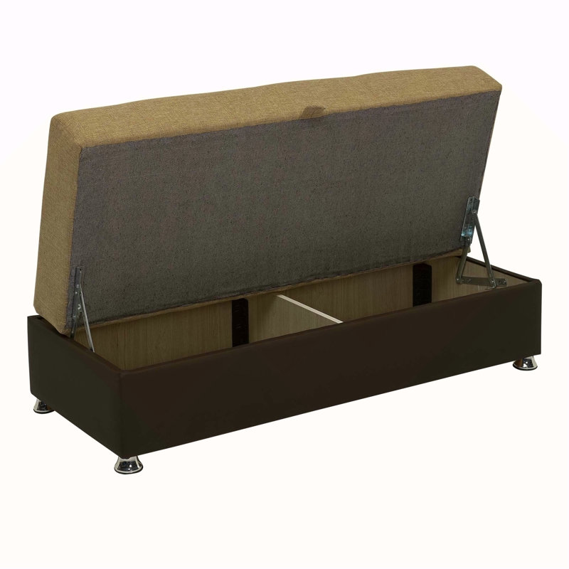 Causeuse convertible avec rangement Primenest Nimbusflow, confortable et élégante pour les espaces de vie modernes