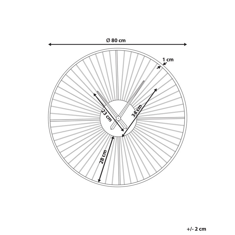 Metal Wall Clock