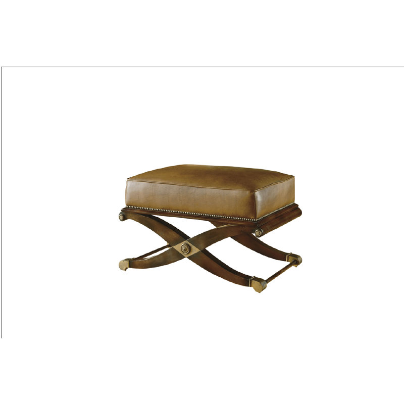 McGuire Upholstered Utility Stool