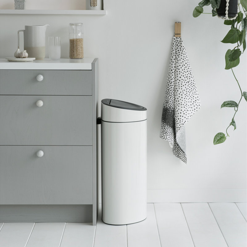 Brabantia Touch Bin New Recycle 40L, White