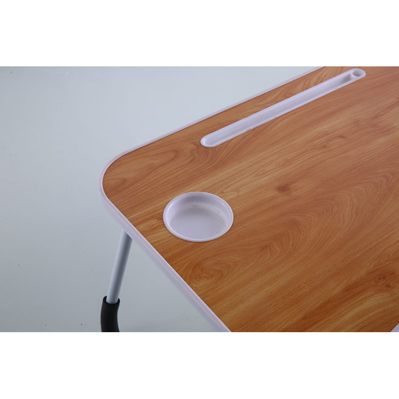 Bureau d'ordinateur portable, Bois naturel