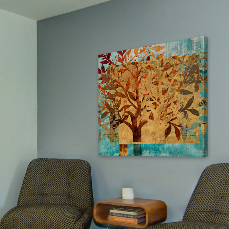 « serendipity tree ii » par louise montillio, reproduction d’art sur toile tendue, H 24 po x l 24 po x P 1,5 po