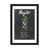 Papier d'art encadré noir sélectionné