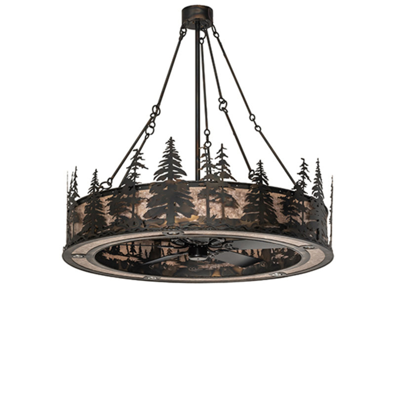 Tall Pines Downrod Ceiling Fan
