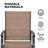 Outdoor Dining Set, PVC-coated polyester Fabric, Powder-coated Iron Frame-1309717371
