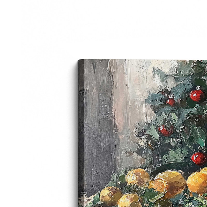 «Holiday Table II» par Melissa Wang, reproduction d'art sur toile, H 8 po x l 12 po