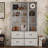 78.7'' H x 47.2'' W Wood Display Case with Drawers-92616383