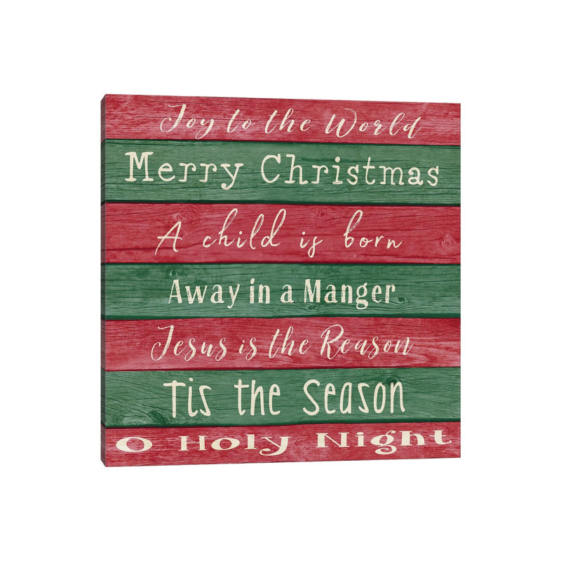 Holiday Chants Ii by Andi Metz - Wrapped Canvas Gallery-Wrapped Canvas Giclée, 30.48 cm H x 30.48 cm W