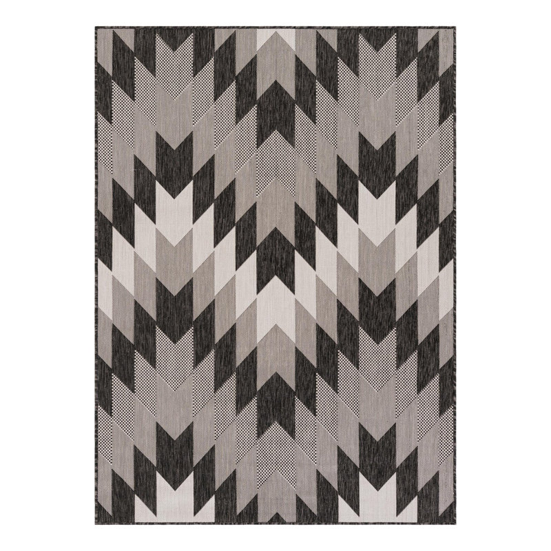 Tapis intérieur / extérieur Blox Hower, Rectangle 5 pi 3 po x 7 pi 1 po