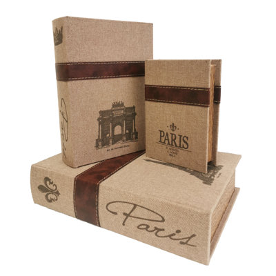 Saffr Walden Fabric Book Box