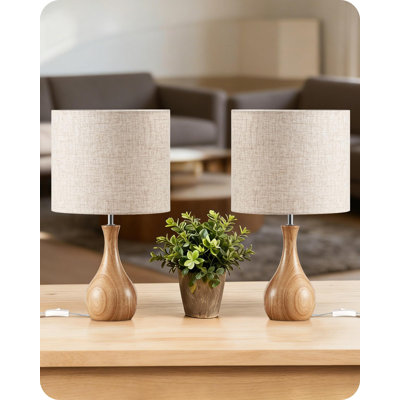 Wood Table Lamp