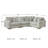 Loscalzo Velvet L-Shaped Sectional Right Hand Facing