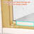 36" W X 74" H Pivot Frameless Shower Door, 1/4" (13Mm) Tempered Glass Door-121782927