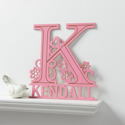 Text & Numbers Letter Block