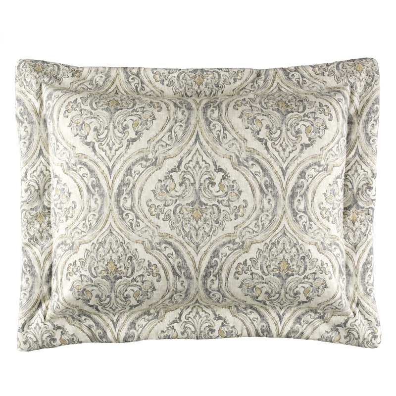 Taie décorative en coton Marsala, Très grand lit