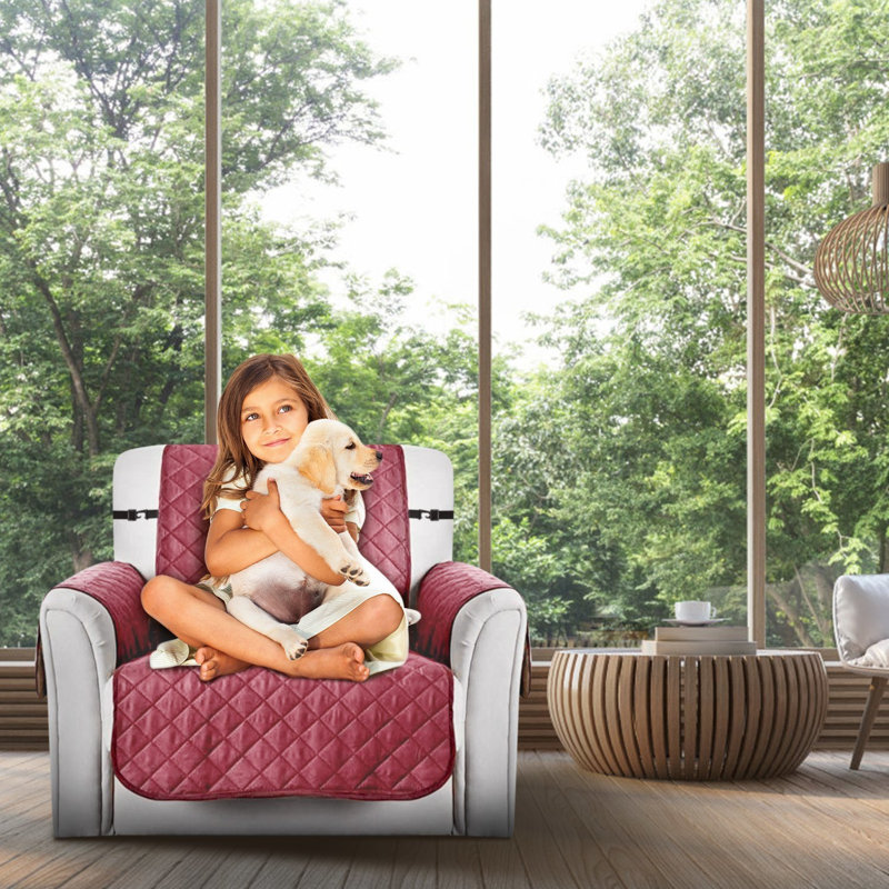 Housse pour fauteuil en polyester, Polyester rouge