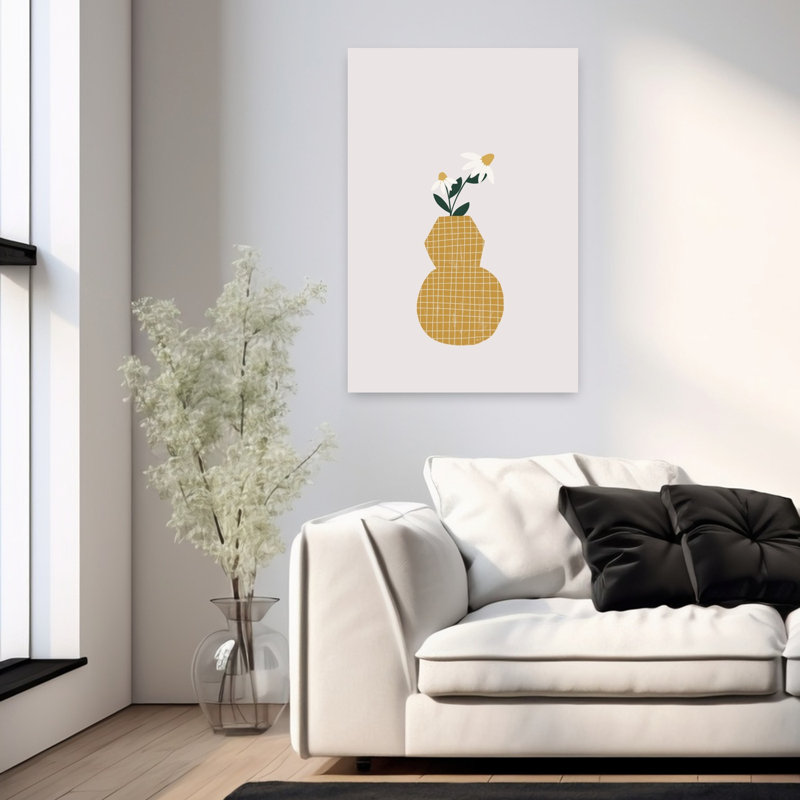 Art contemporain contemporain abstrait, H 36 po x l 24 po