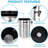 Zulay Kitchen Stainless Steel Coffee Canister with Air Filter and Date Tracking