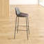 Barbee Upholstered Counter Stool with Metal Frame-49673745