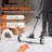 24-Inch Magnetic Sweeper With Wheels Telescoping Magnetic Pickup Tool