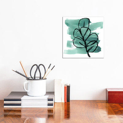 Tropical Sumi-E V by June Erica Vess - Wrapped Canvas Painting