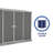 Absco Premier 10 ft. W x 10 ft. D Metal Storage Shed-92300889