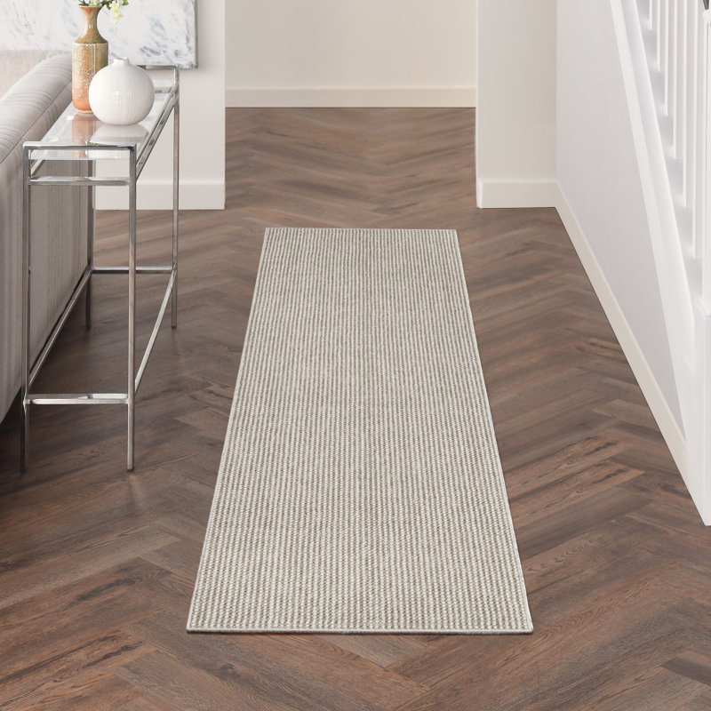 Tapis Bagby, Ivoire / Moka, Tapis de couloir 2 pi 3 po x 7 pi 6 po