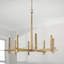 Lustre linéaire moderne de style bougie-1334992266