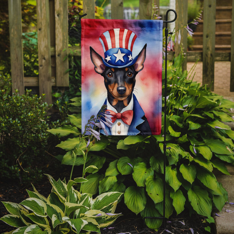 Drapeau patriotique du jardin américain, Manchester Terrier
