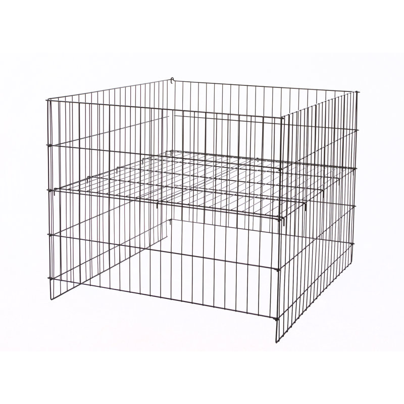 Panier d’économie de grille/métallique, Noir