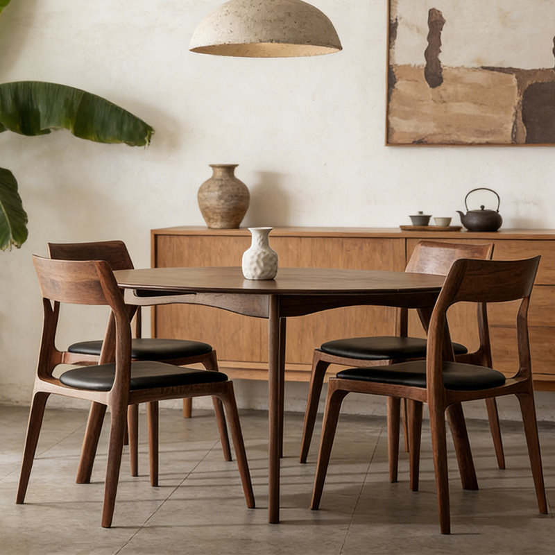 Table de salle à manger Home, 29.53"H x 47.24"L x 47.24"W