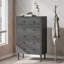 Commode à 5 tiroirs, une solution de rangement pour la chambre à coucher-1635616577