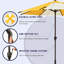 Parasol de marché à manivelle Lyon-169567986-176152204