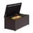 Edrosie Inc 121 Gallons Water Resistant Resin Lockable Deck Box-87134076