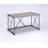 Jodie Rustic Oak & Antique Black Finish Writing Desk (Not Including Office Chair)
