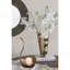 Porte-pilier sculptural en métal 7,9 x 3,5 x 14,6 po avec finition ombrée or et bronze