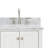 Flynt 67'' Double Bathroom Vanity with Carrara Marble Top-91060516