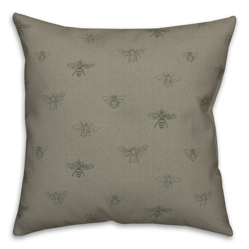 Reversible Throw Pillow, Green