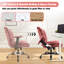   Upholstered High - Back Office Chair With Lumbar Pillow Cross Legged-116142225
