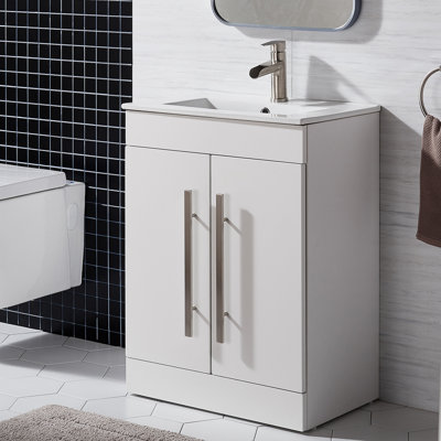 Pacifica 24'' Modern Free-standing 2-Drawer Single Bathroom Vanity Set