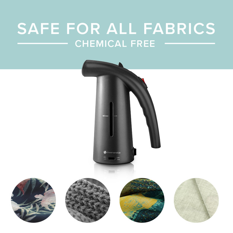 Steam And Go 600 Watt Garment Steamer, Black