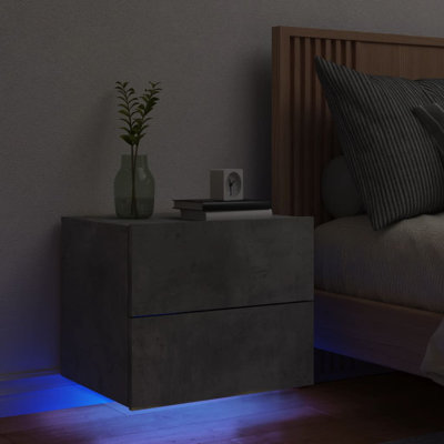 Bonts 50cm W Engineered Wood Bedside Table