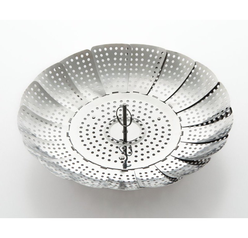 Stainless Steel Foldable 11" Vegetable Steamer