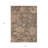 3' X 5' Brown Tan And Terra Cotta Floral Washable Indoor Outdoor Area Rug