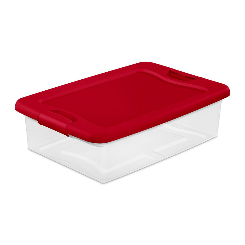 6.8" H x 16" W x 23.7" D Christmas 18 Piece Storage Set