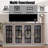 Alvilda 62.9'' W Modern Sideboard Buffet with Glass Doors-201442960