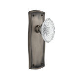 Prairie Plate with Crystal Victorian Knob