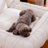 67" Linen Adjustable Single Sofa Chair Ergonomic Floor Seating With Cotton Fill Lounge Couch For Reading Gaming Napping, Floor Chaise For Living Room Bedroom Balcony, Off-white