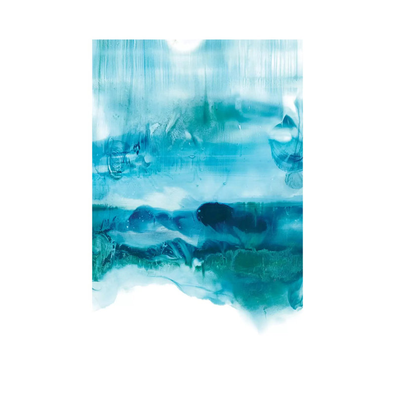 "Aqua Mist II" par Ethan Harper, reproduction d’art, H 12 po x l 8 po x P 0,75 po, Toile tendue, Aucun mat